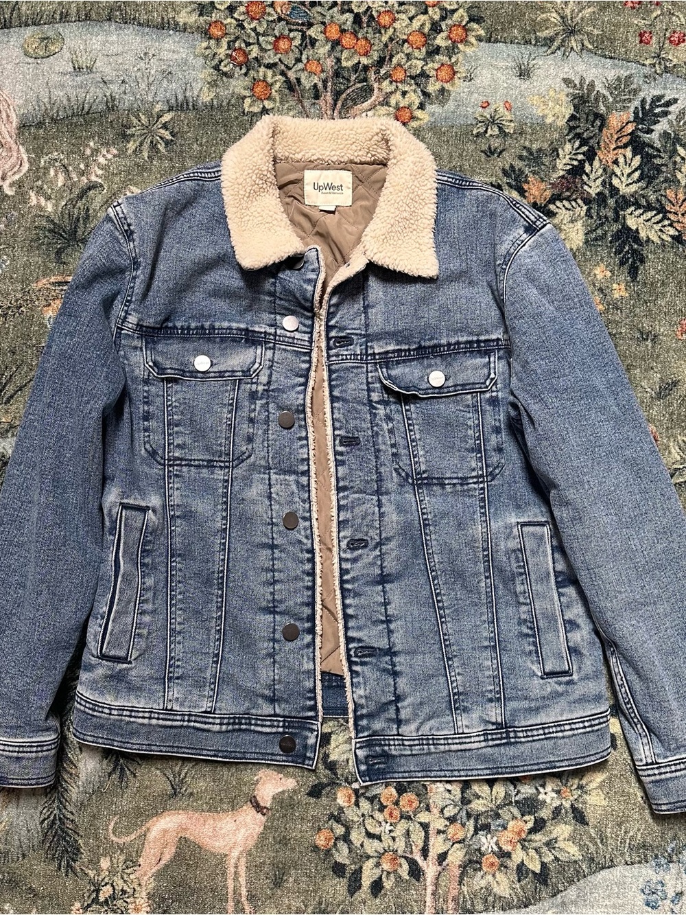 UpWest Sherpa Lined Denim Jacket